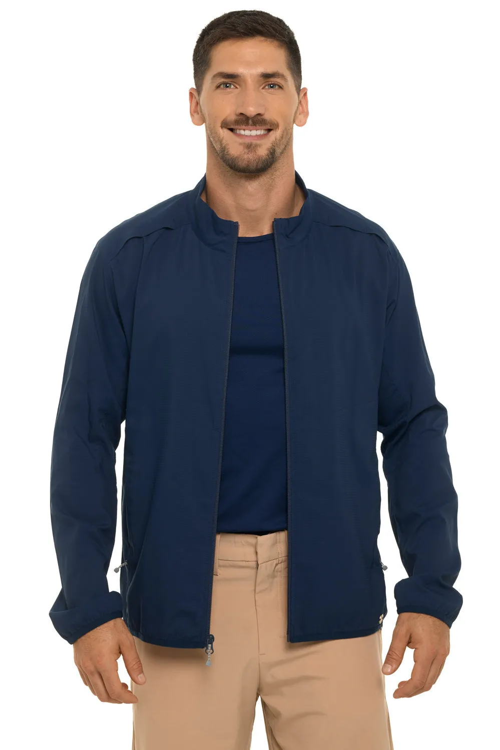 Men's Arcadian Packable Sunblock Jacket  |  Navy