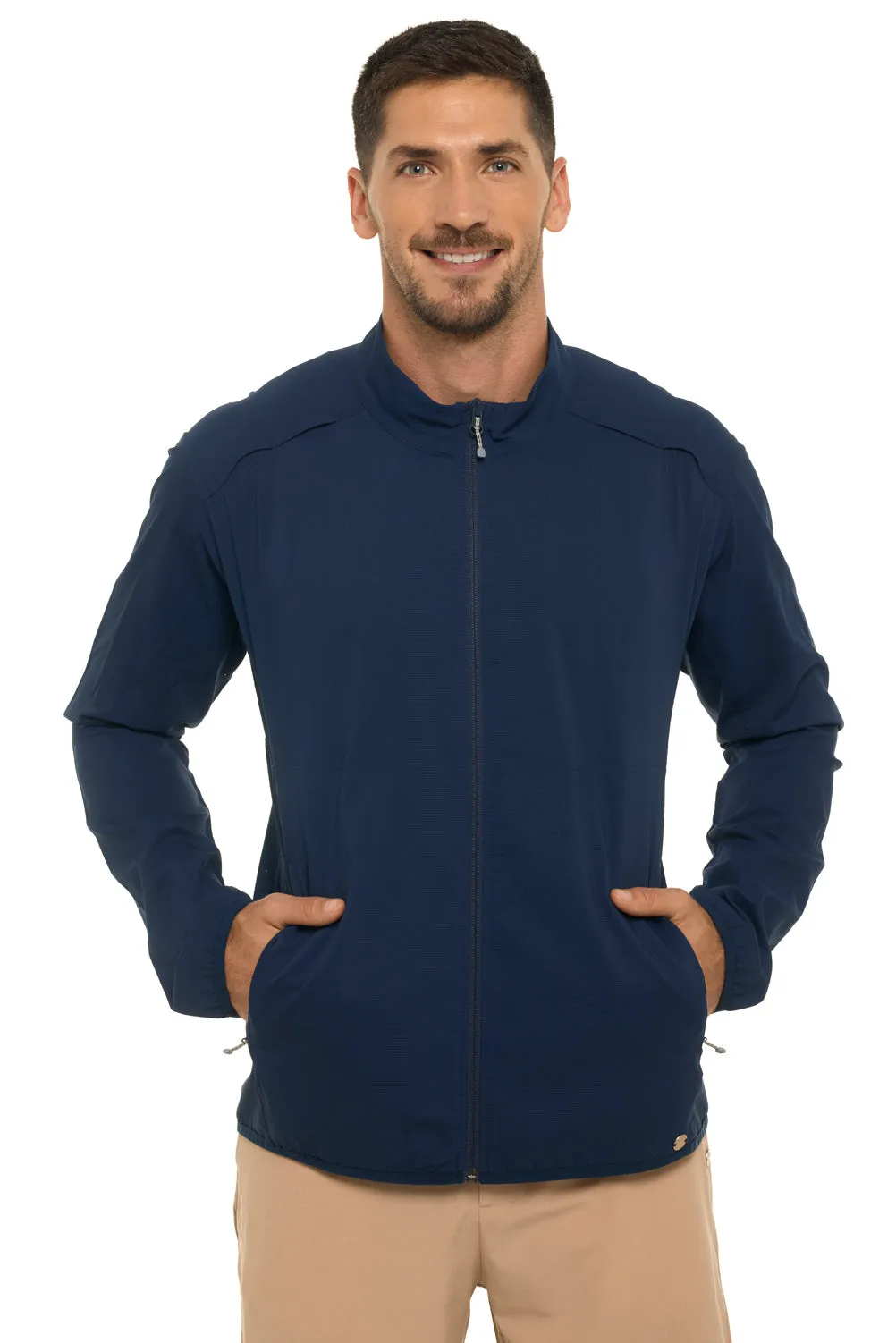 Men's Arcadian Packable Sunblock Jacket  |  Navy