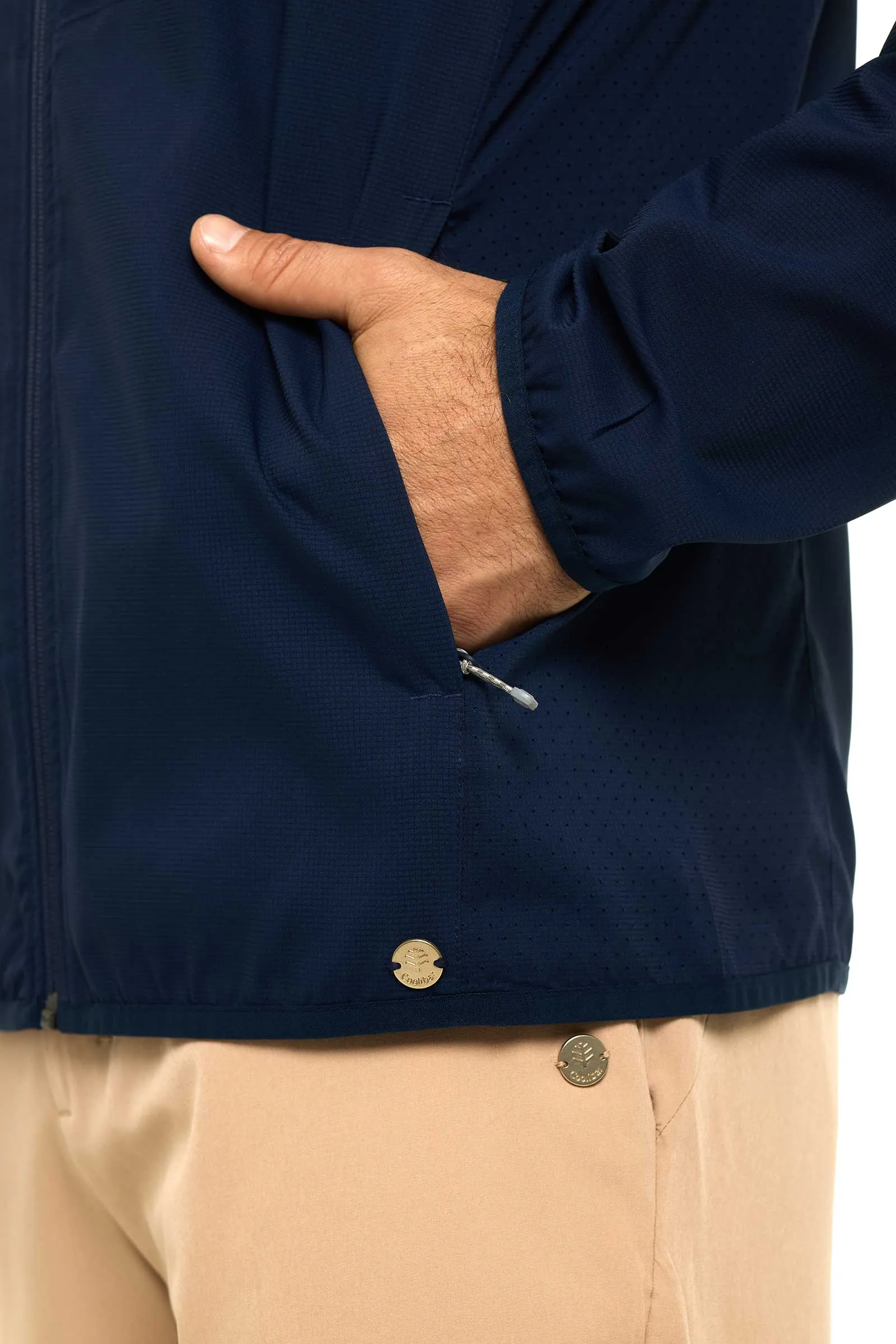 Men's Arcadian Packable Sunblock Jacket  |  Navy