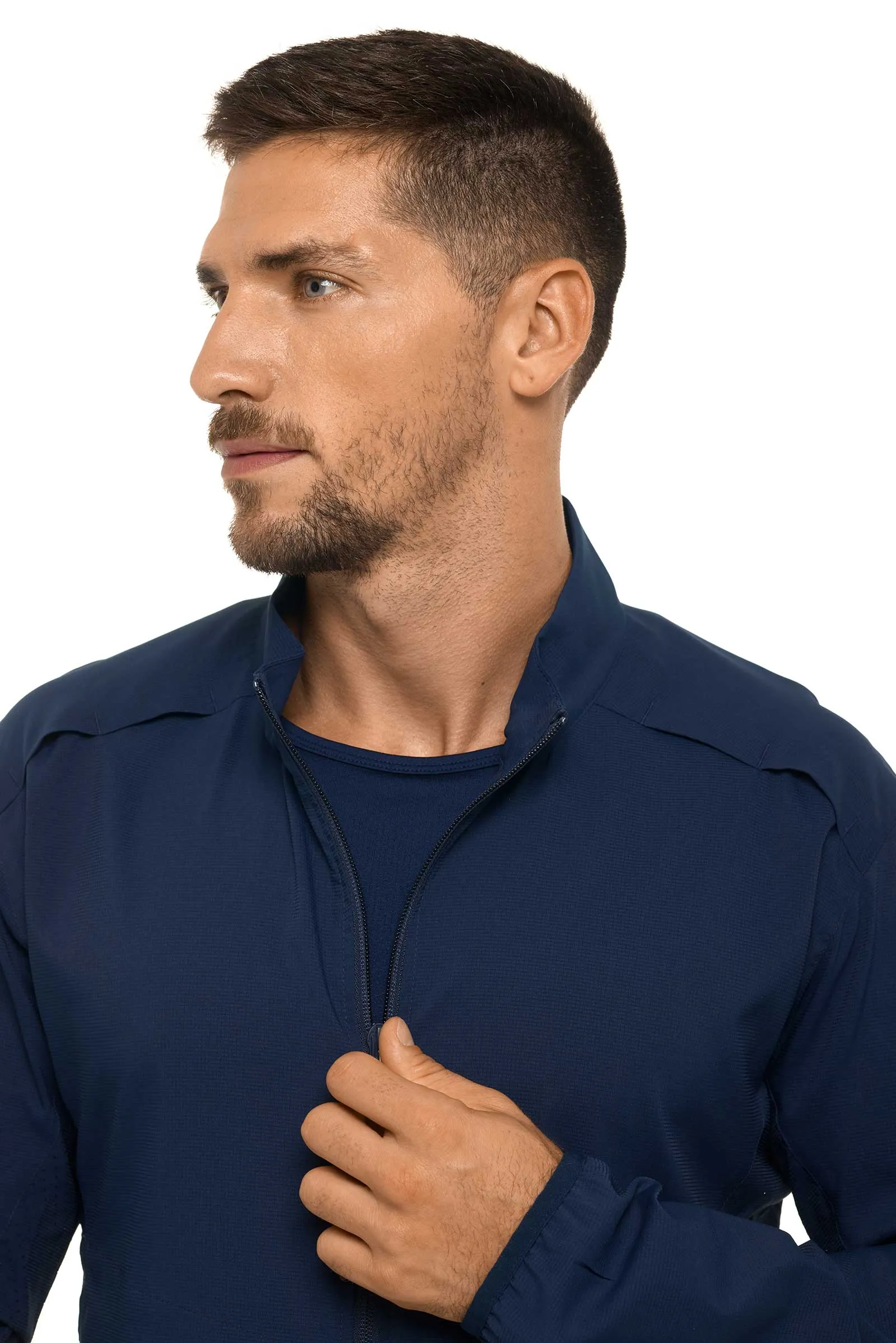 Men's Arcadian Packable Sunblock Jacket  |  Navy