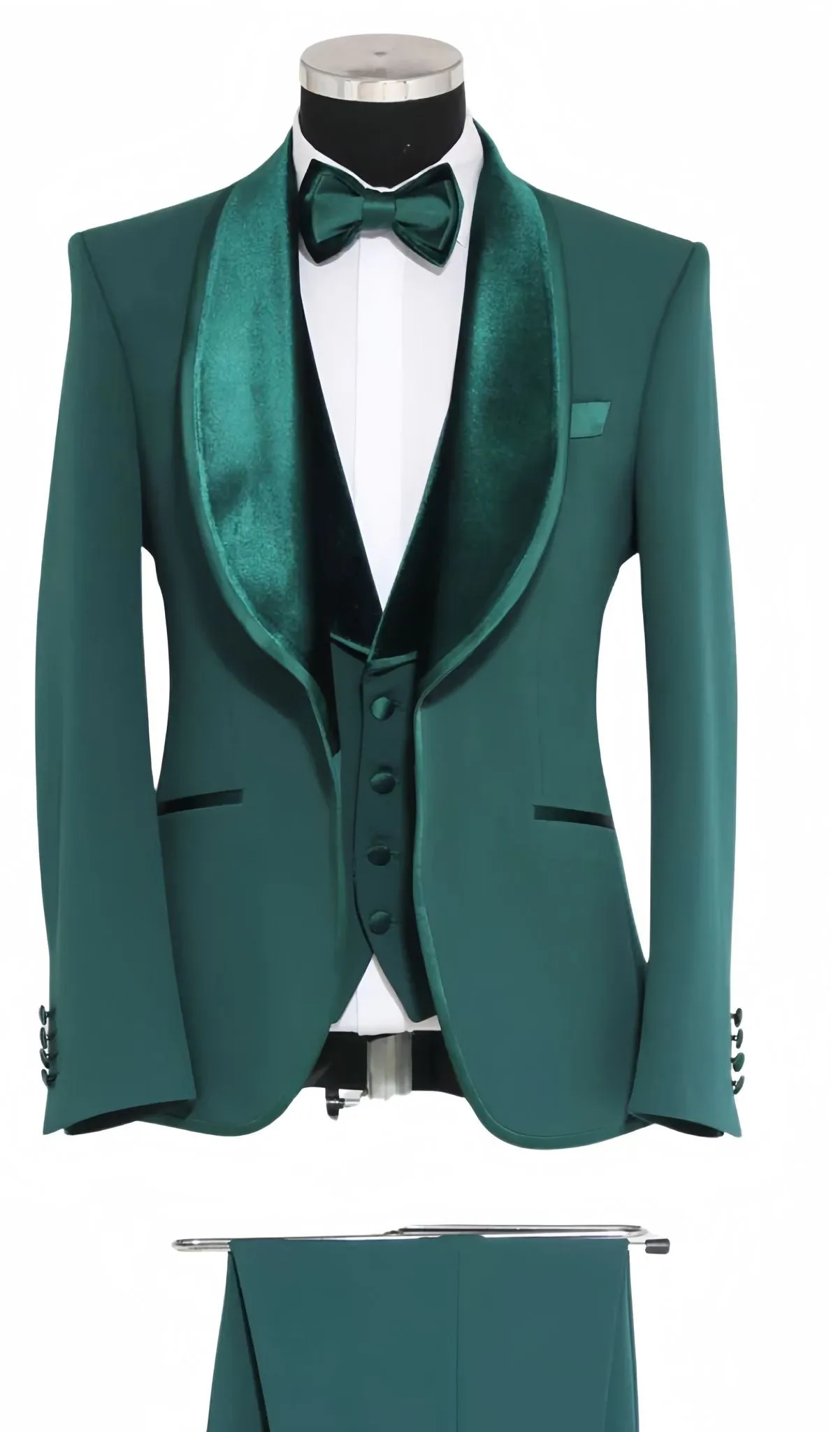 Mens Green Tuxedo Jacket