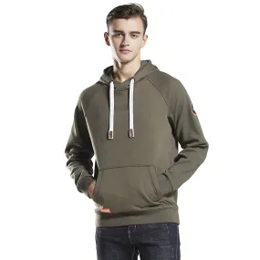 Mens hoodie Twill Knit French Terry Sweatshirt