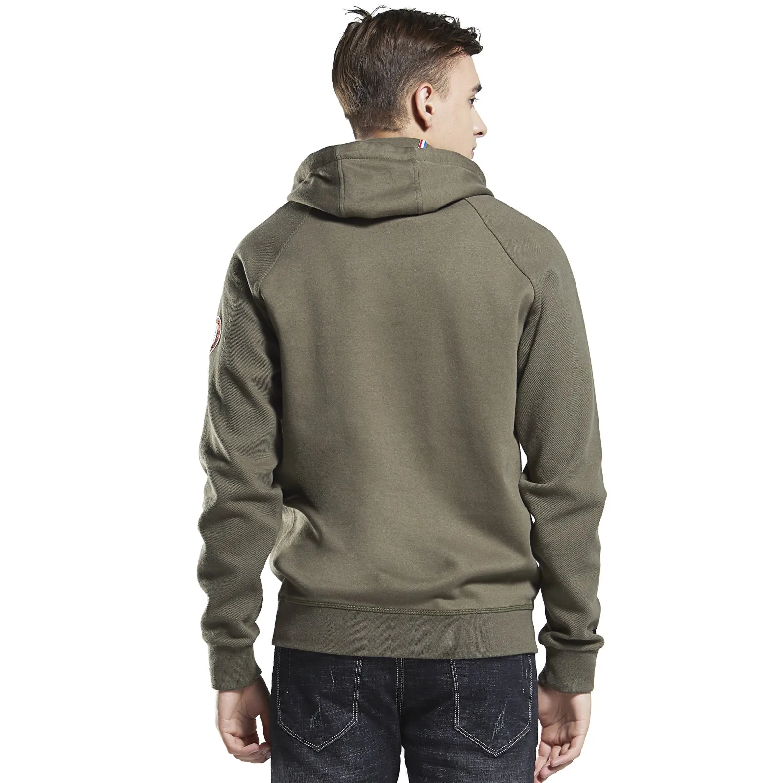 Mens hoodie Twill Knit French Terry Sweatshirt