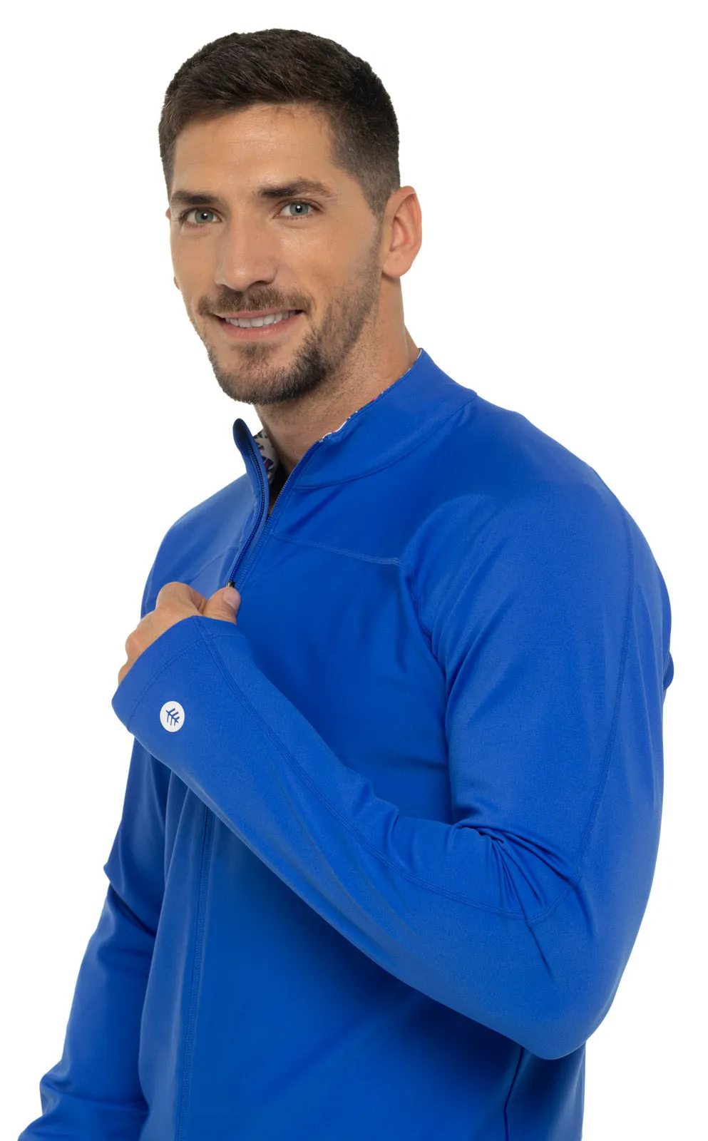 Men's Menorca Long Sleeve Water Jacket  |  Baja Blue