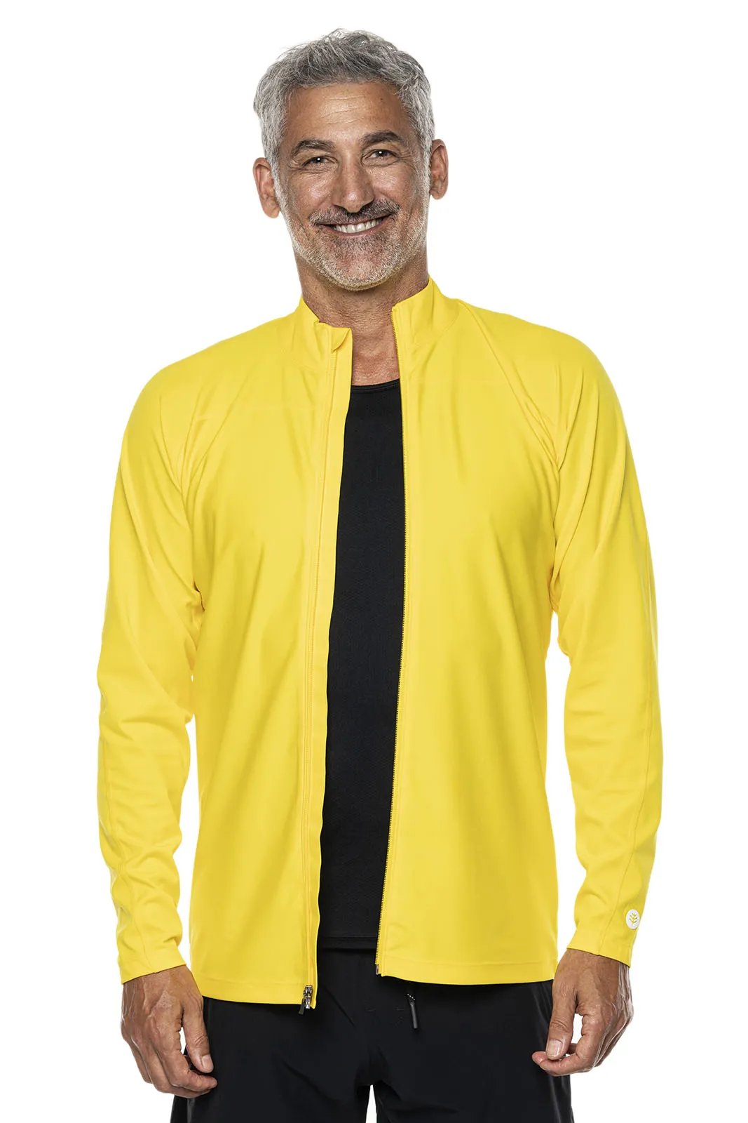 Men's Menorca Long Sleeve Water Jacket  |  Bold Yellow