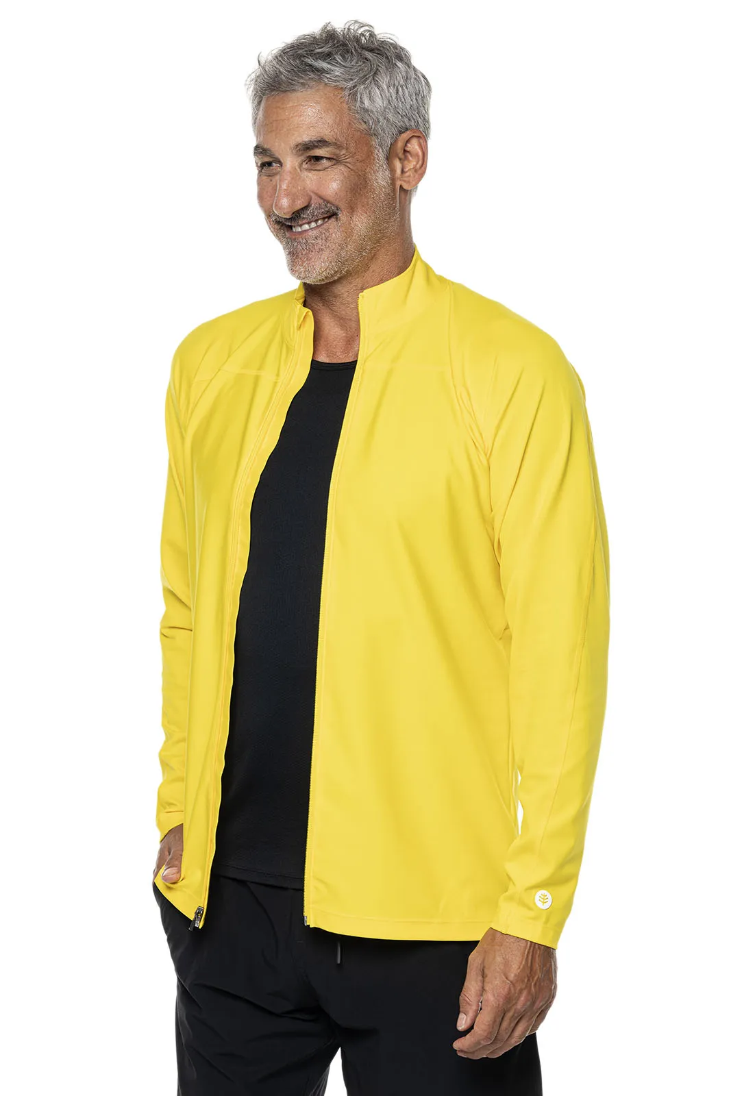 Men's Menorca Long Sleeve Water Jacket  |  Bold Yellow