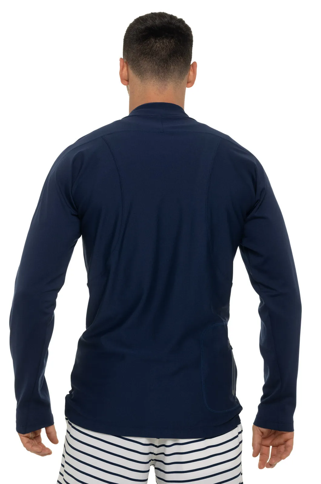 Men's Menorca Long Sleeve Water Jacket  |  Navy