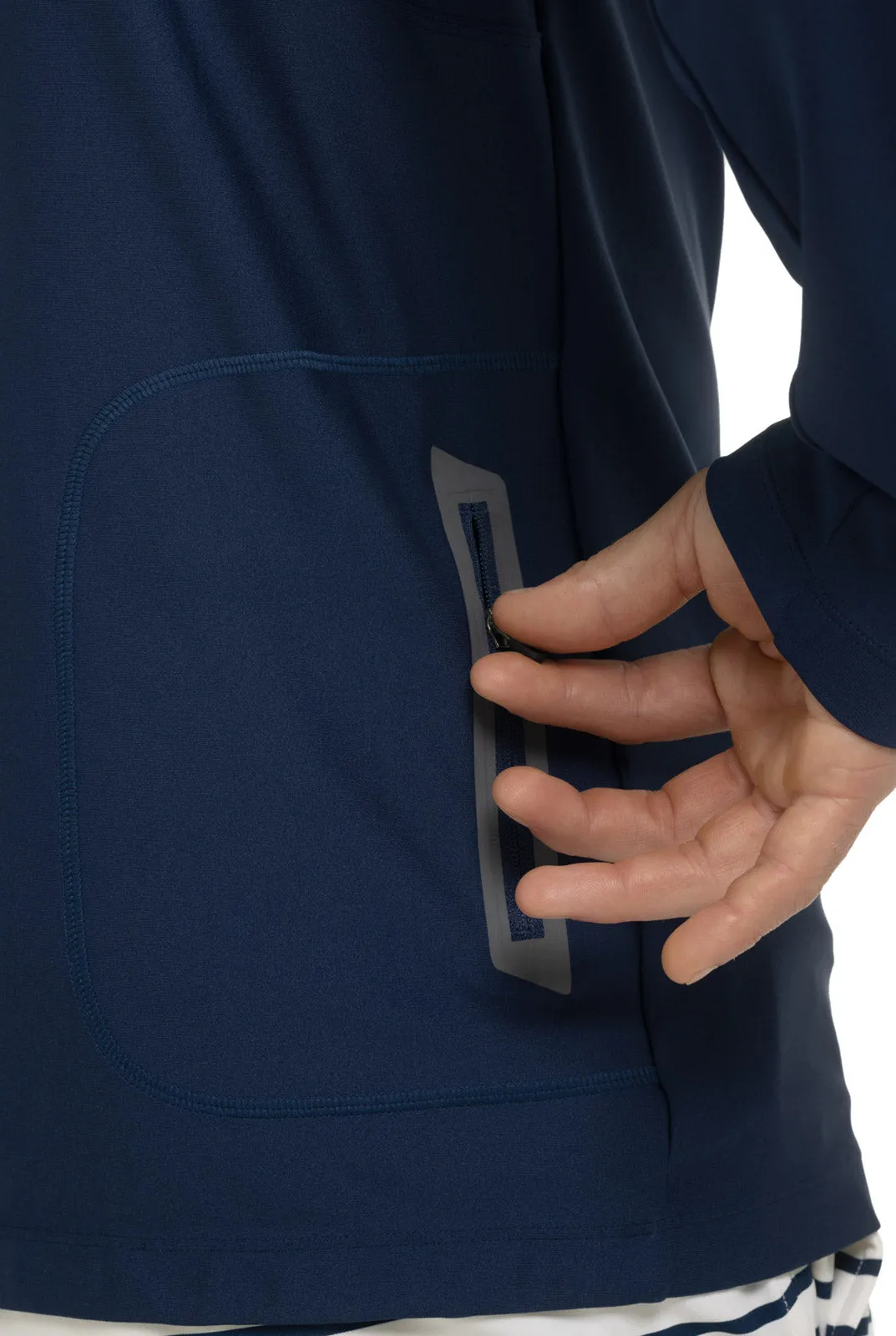 Men's Menorca Long Sleeve Water Jacket  |  Navy