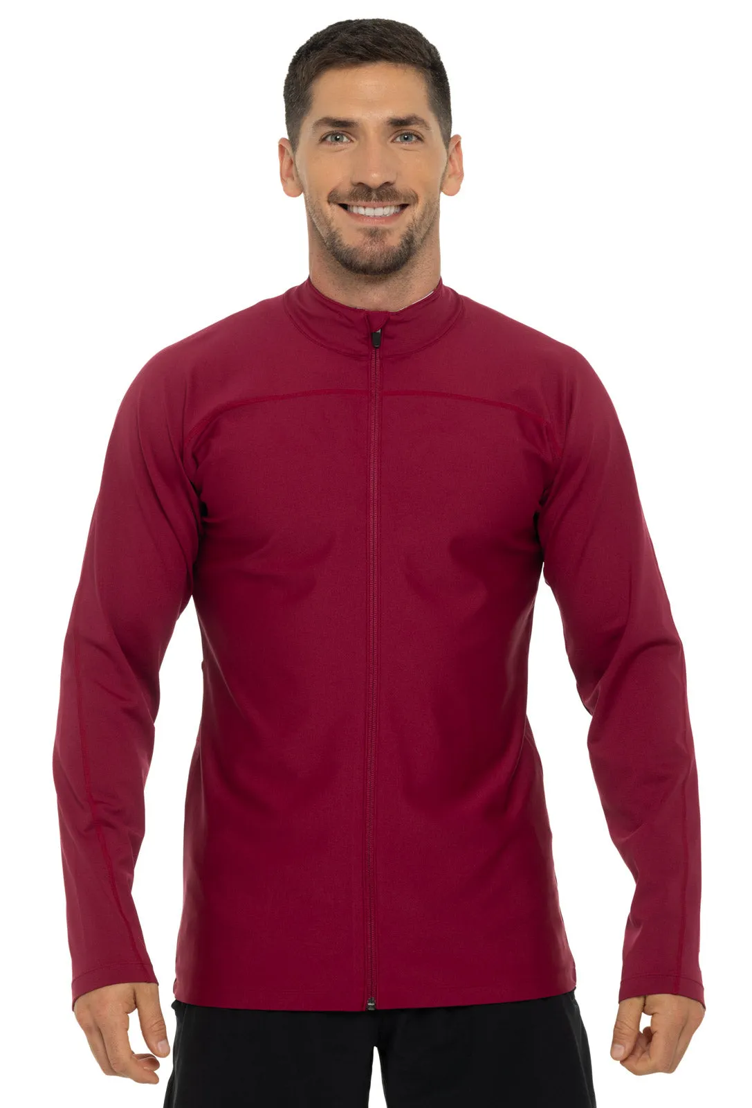 Men's Menorca Long Sleeve Water Jacket  |  Red Crush