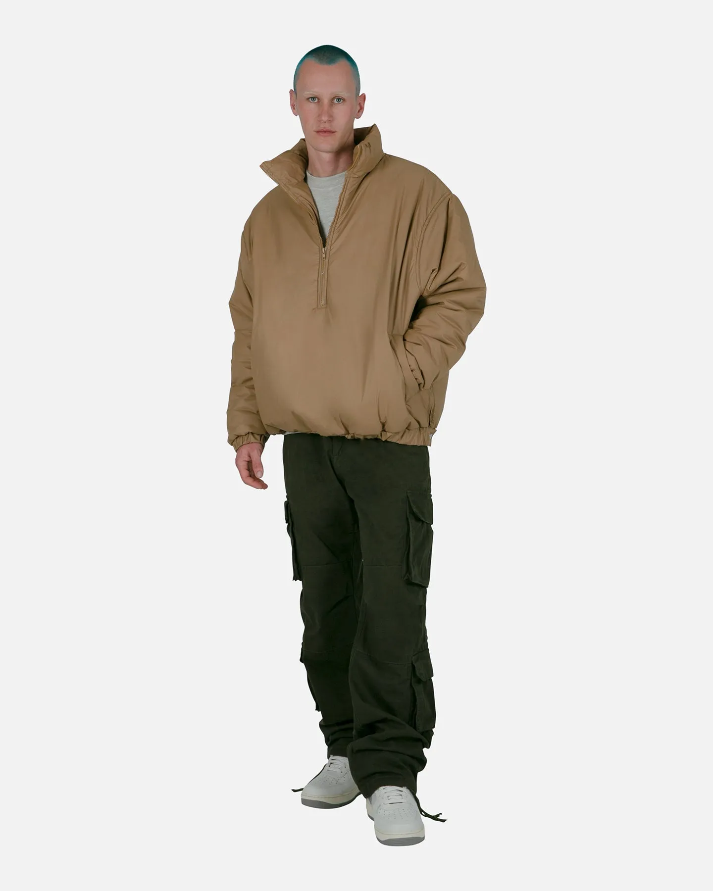 MNML Baggy Double Pocket Cargo Pants Olive