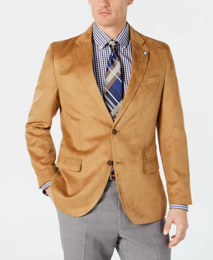 Nautica Men's Modern-Fit Faux-Suede Sport Coat