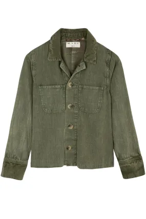 Olive Box Jacket