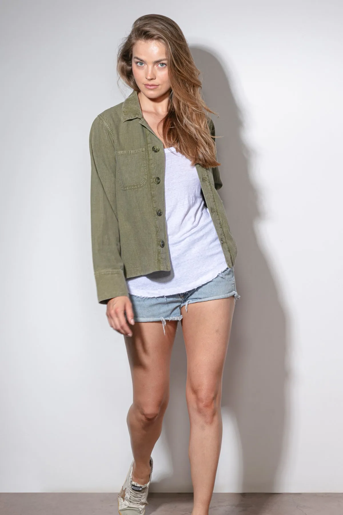 Olive Box Jacket