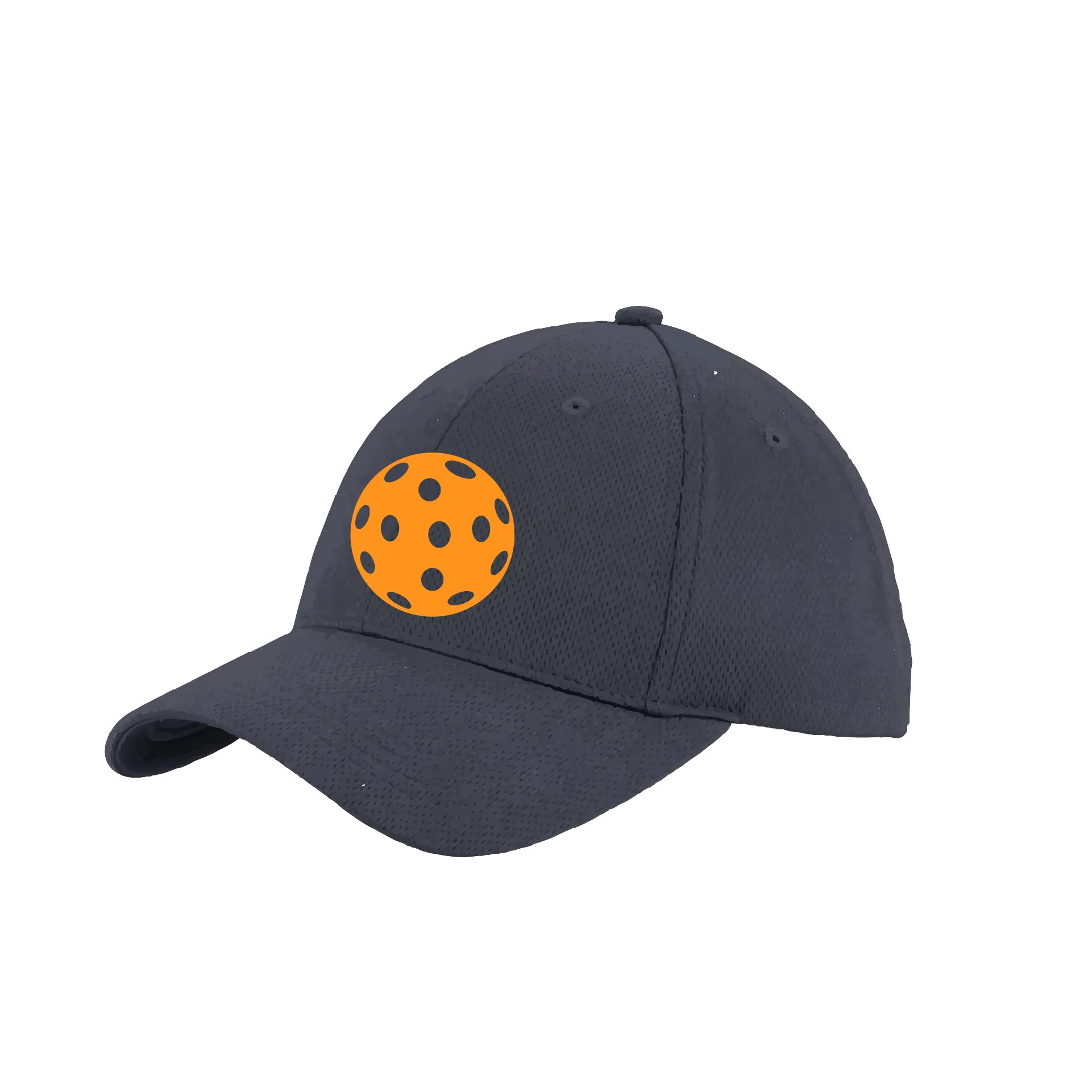 Orange Pickleball (Customizable) | Pickleball Hat | Moisture-Wicking 100% Polyester