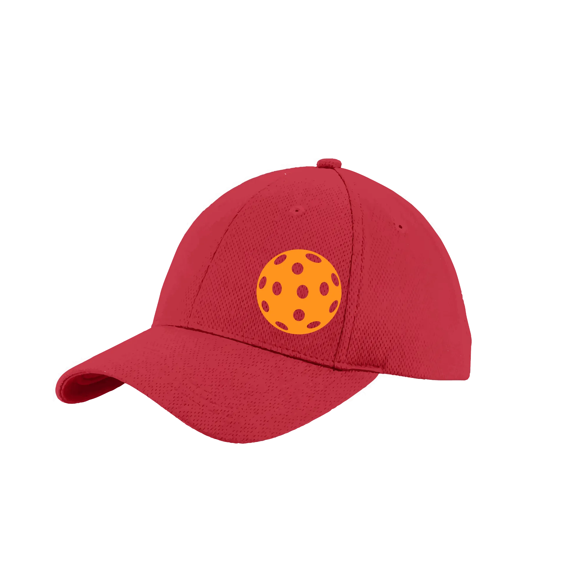 Orange Pickleball (Customizable) | Pickleball Hat | Moisture-Wicking 100% Polyester