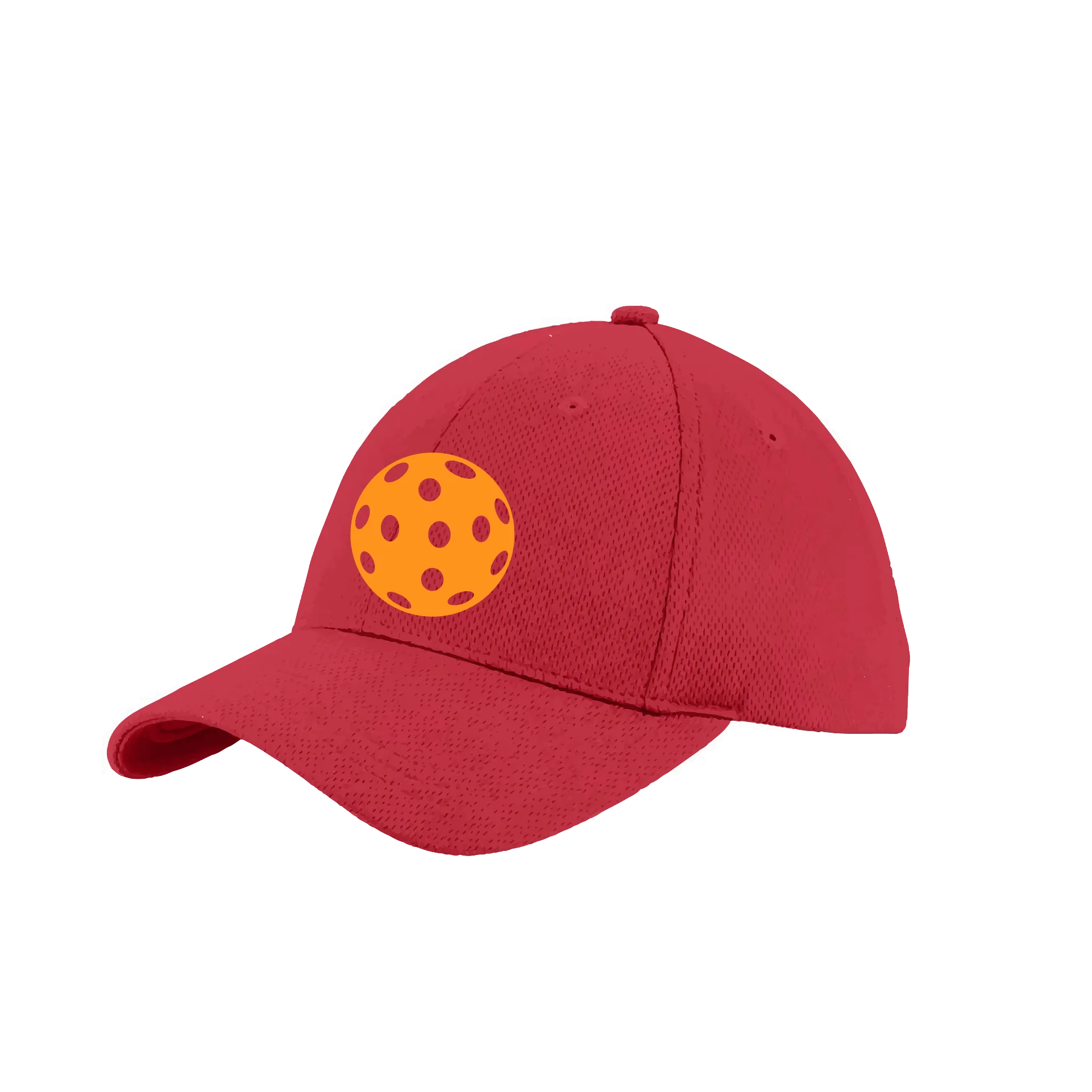 Orange Pickleball (Customizable) | Pickleball Hat | Moisture-Wicking 100% Polyester