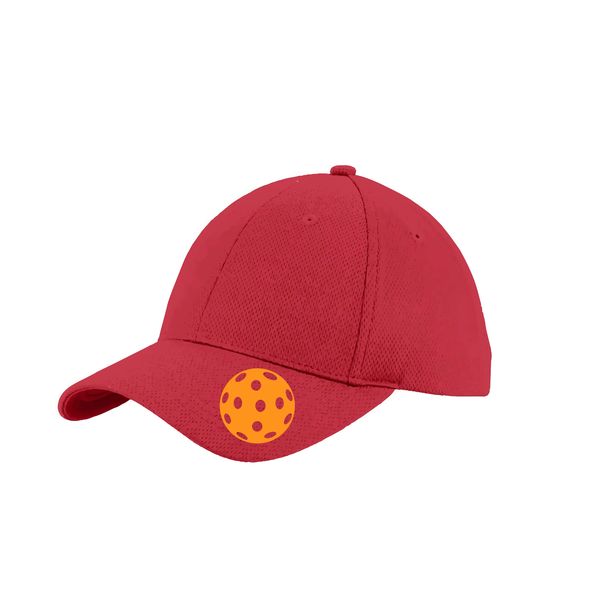 Orange Pickleball (Customizable) | Pickleball Hat | Moisture-Wicking 100% Polyester