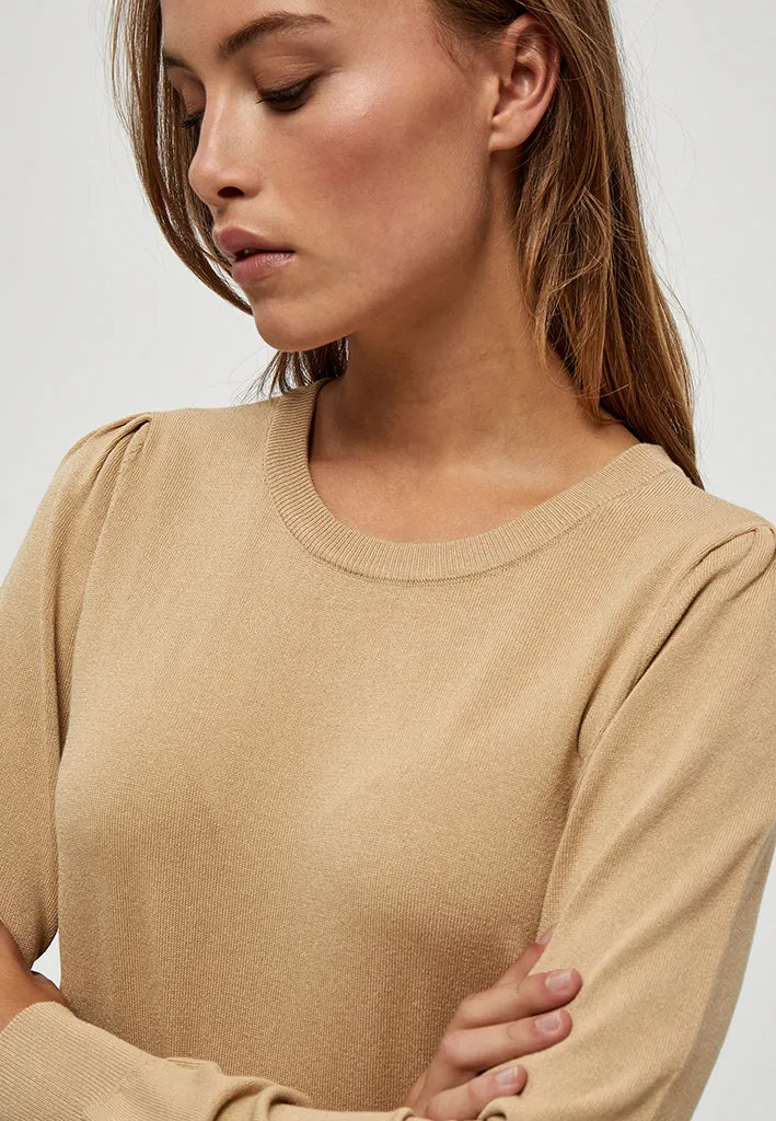 PCTana Knit Pullover - Warm Sand Melange