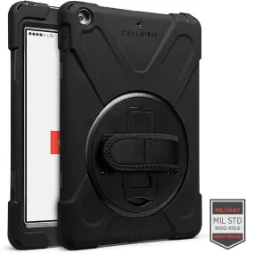 Rapture Rugged - iPad 10.2" Gen7/8/9 w/ Kickstand Only Black/Clear Tablet Cases