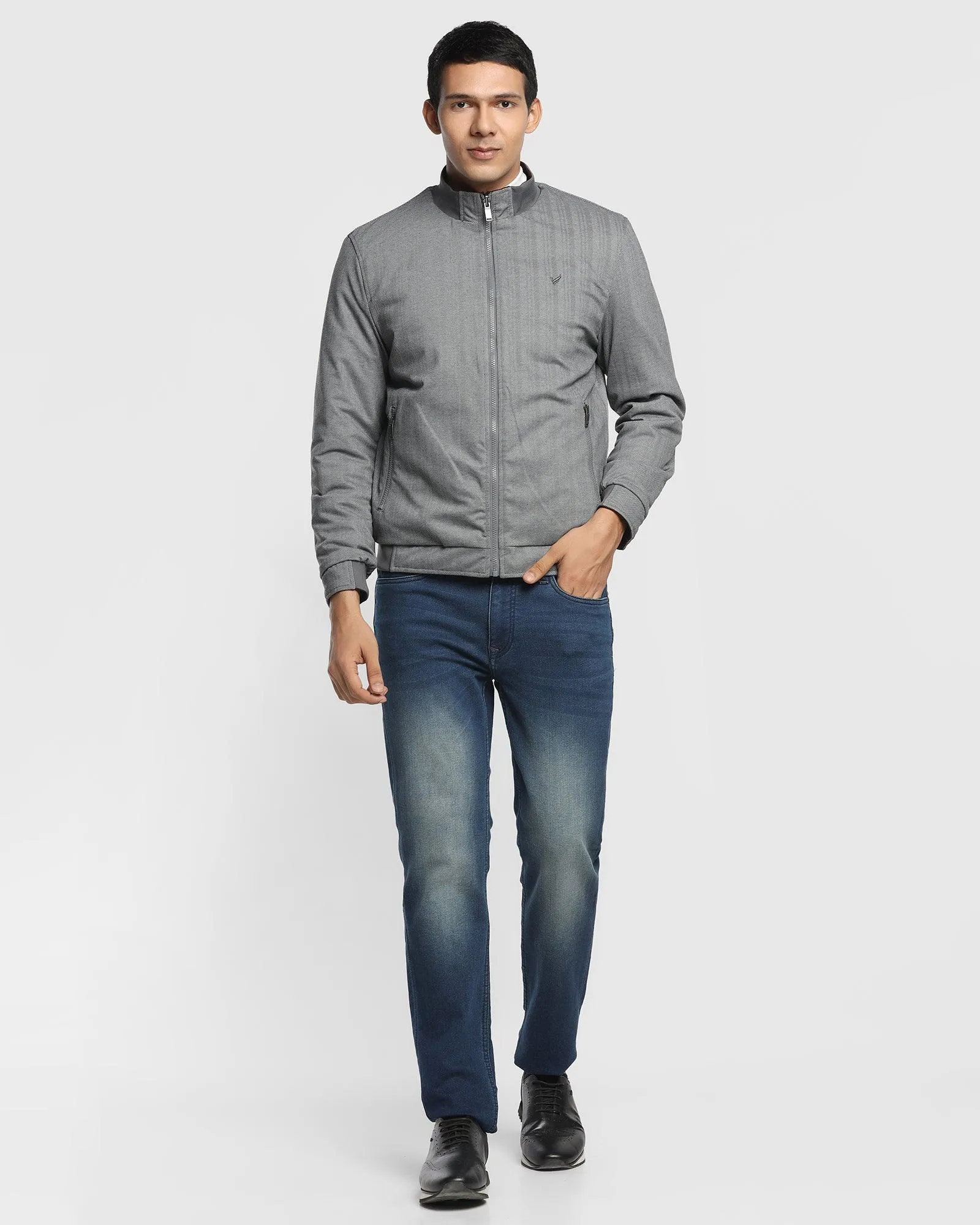 Reversible Wine Solid Zipper Jacket - Vietro