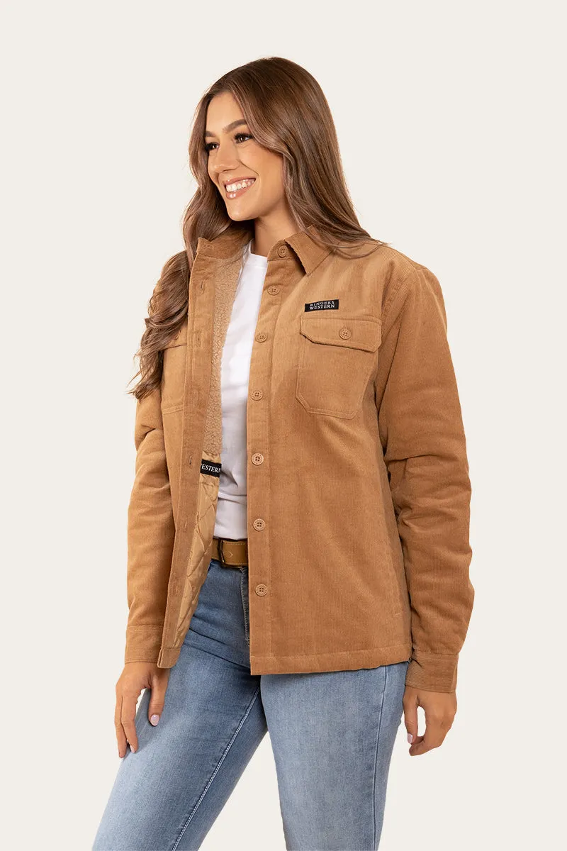 Rosewood Womens Overshirt - Tawny Brown