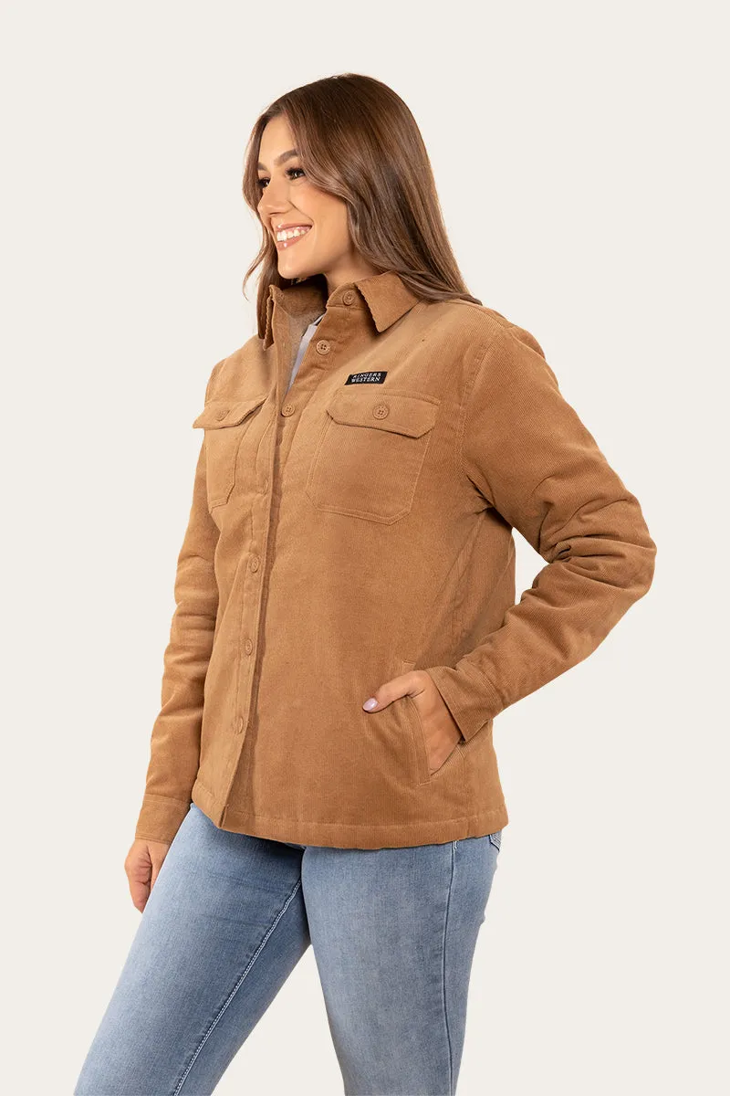 Rosewood Womens Overshirt - Tawny Brown