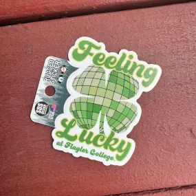 Rugged Feeling Lucky at Flagler Sticker