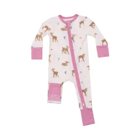 Soft Deer - 2 Way Zipper Romper