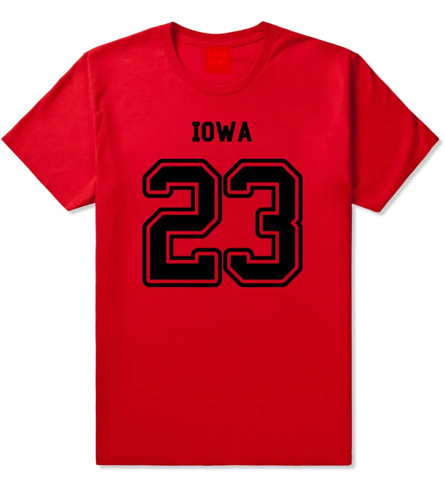 Sport Style Iowa 23 Team State Jersey Mens T-Shirt