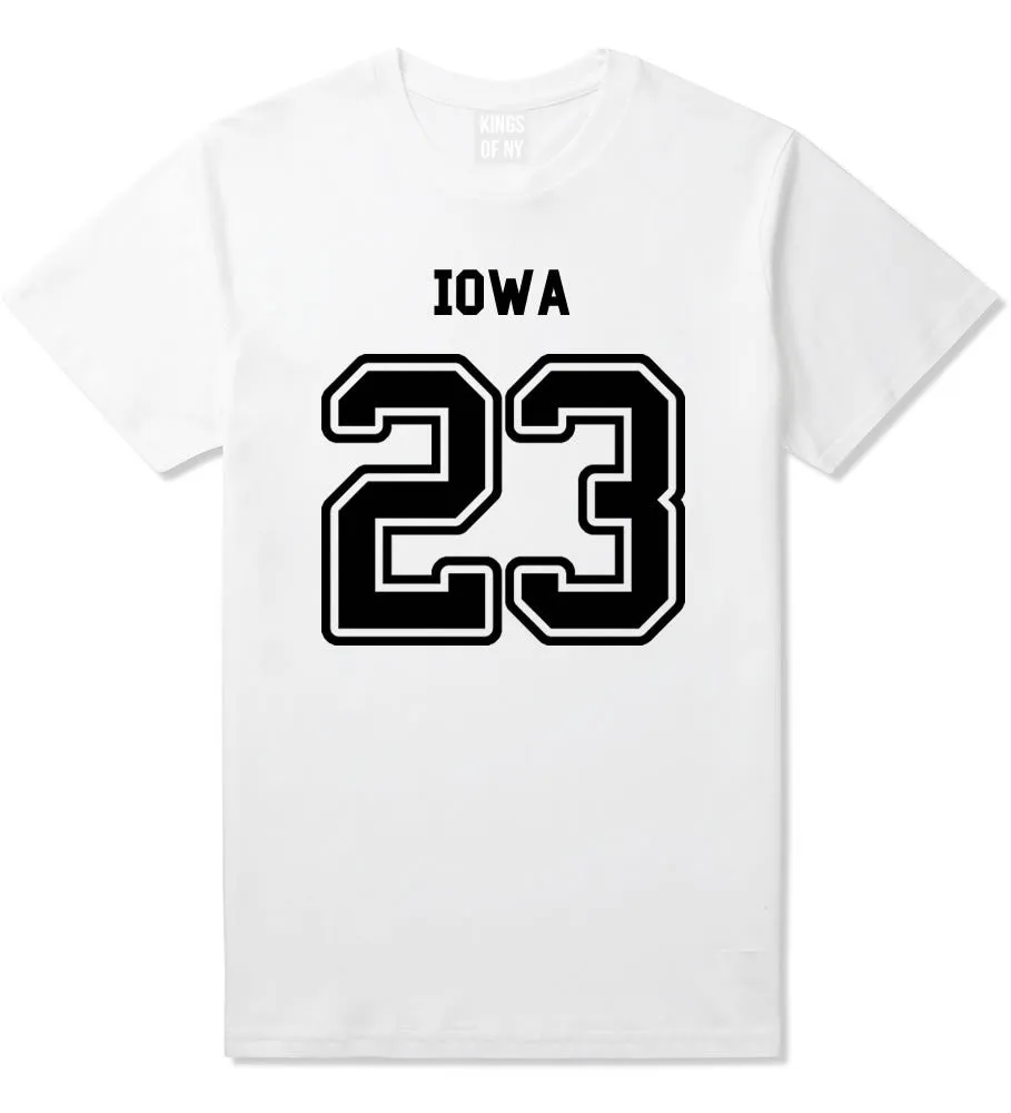 Sport Style Iowa 23 Team State Jersey Mens T-Shirt