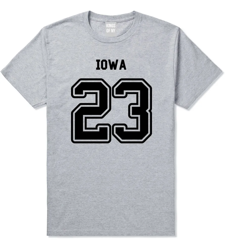 Sport Style Iowa 23 Team State Jersey Mens T-Shirt