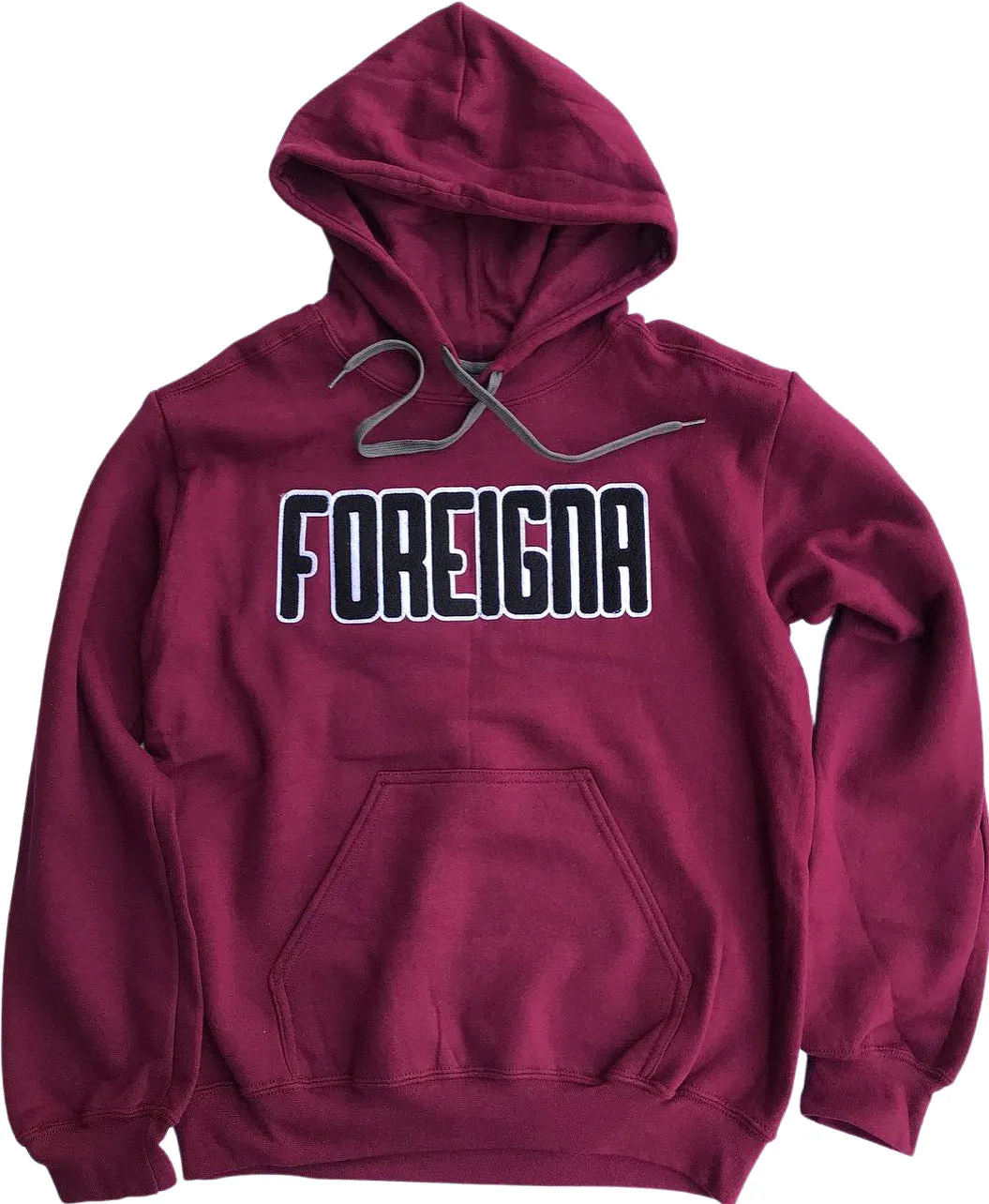 Streetwear Pullover Hoodies- Maroon