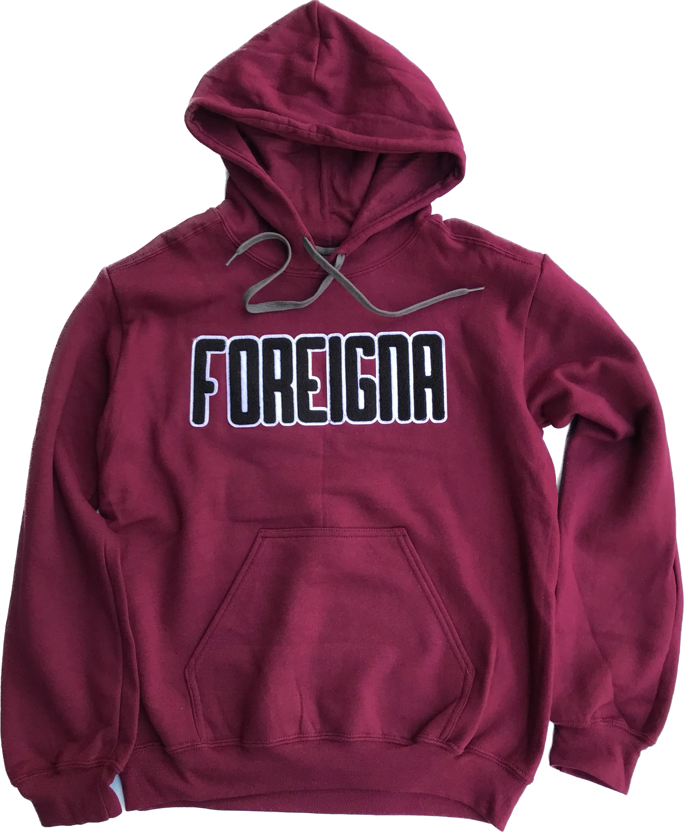 Streetwear Pullover Hoodies- Maroon