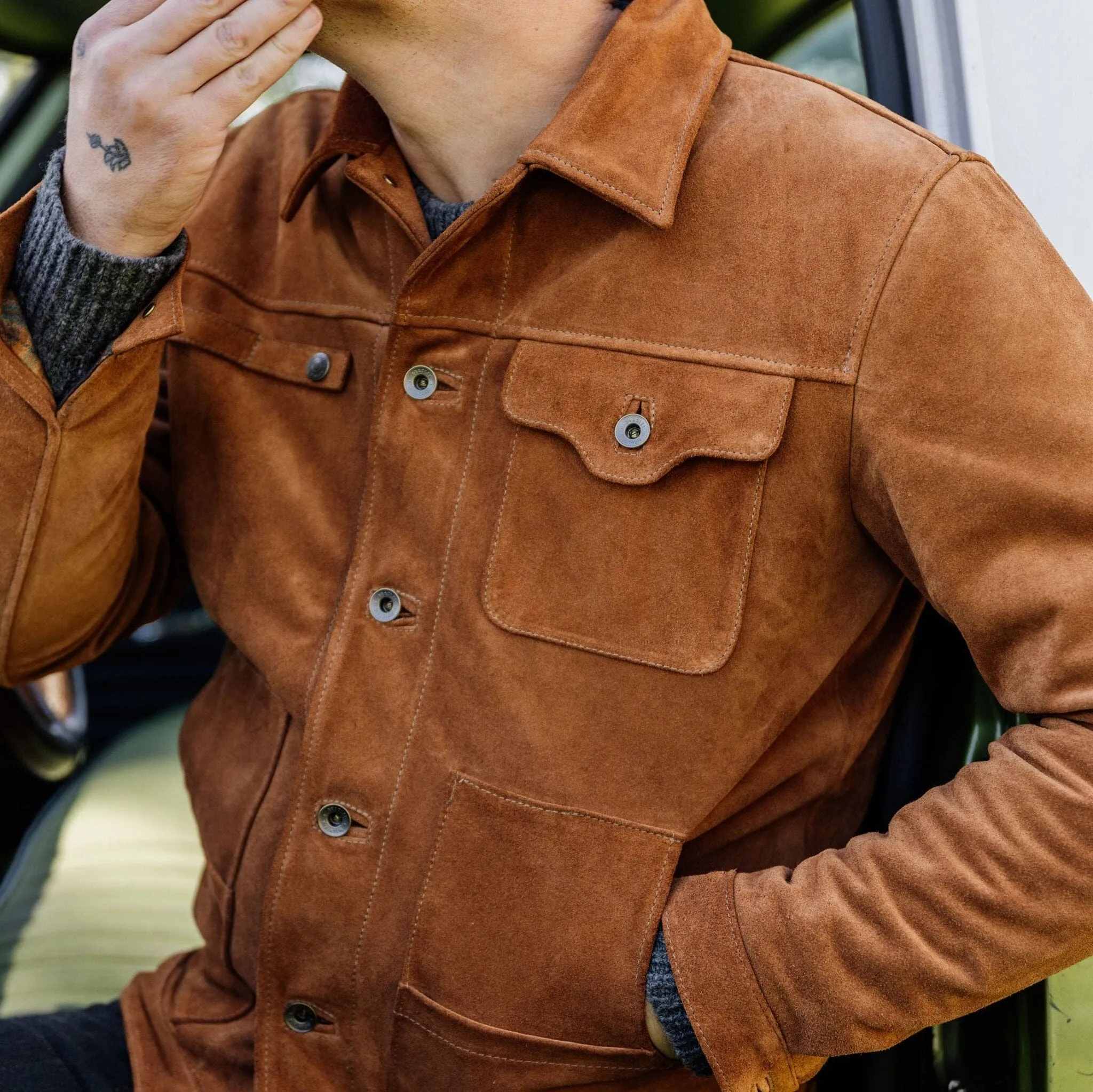 Suede Cabin Jacket