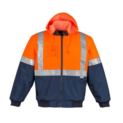 Syzmik Workwear | Mens's Hi Vis Quilted Flying Jacket | ZJ351