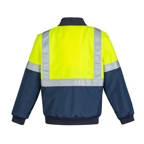 Syzmik Workwear | Mens's Hi Vis Quilted Flying Jacket | ZJ351