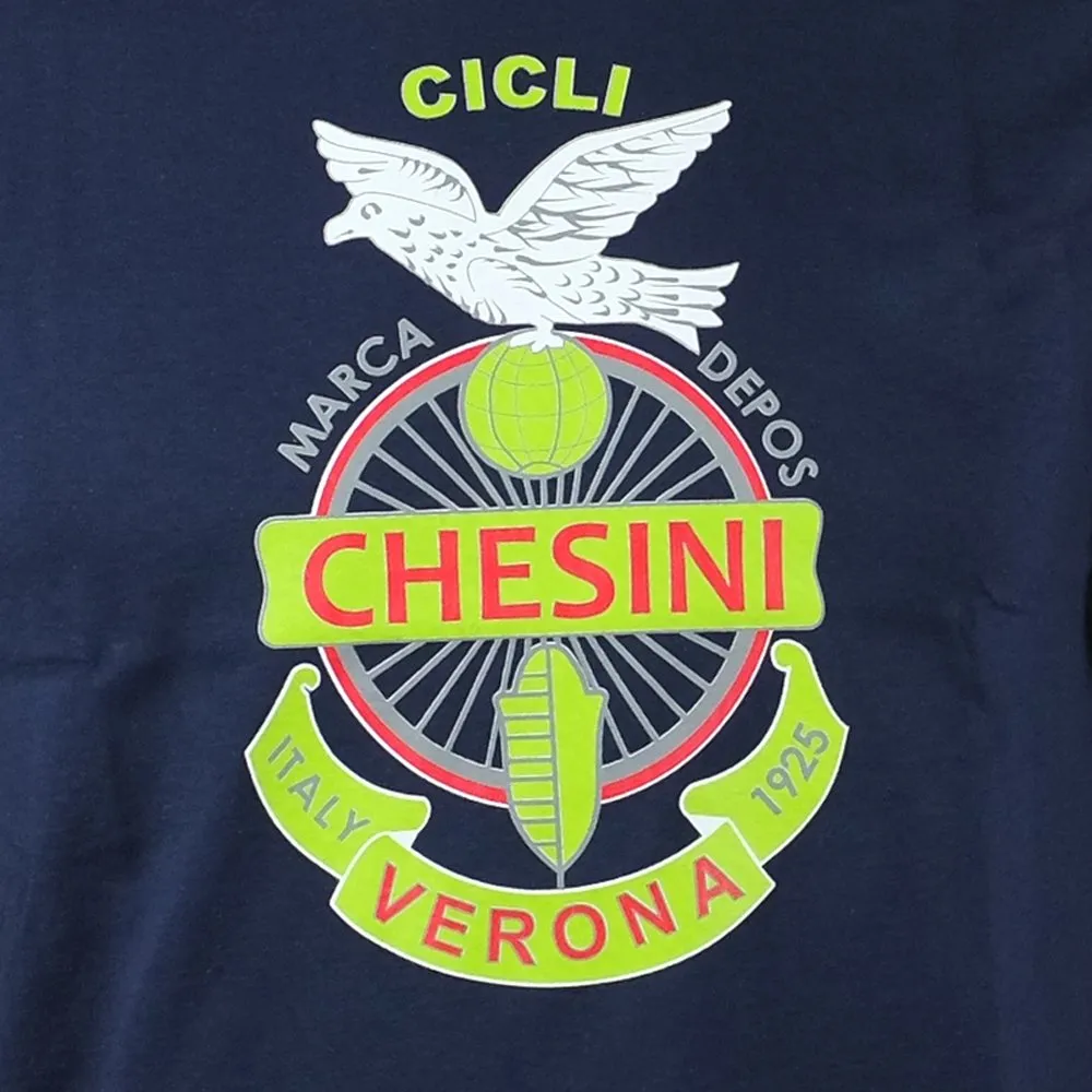 T-SHIRT CICLI CHESINI BLU ACCESSORY