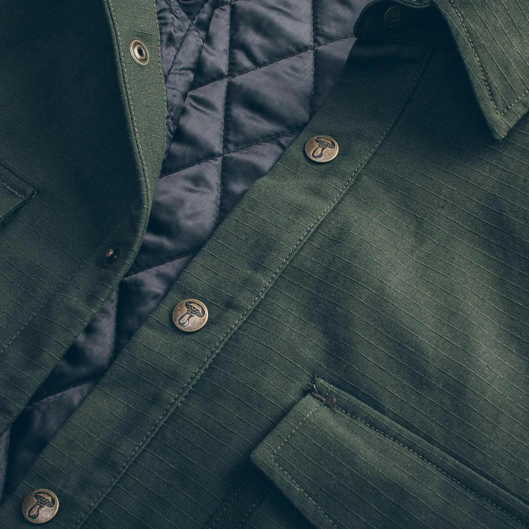 The Chore Jacket in Army Ripstop Canvas