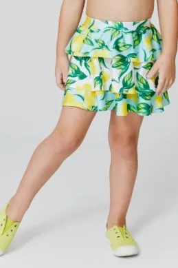 Tiered Lemon Skirt