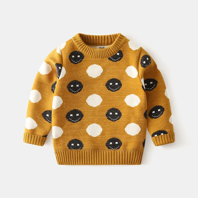 Toddler Boy Plush Woollen Sweater