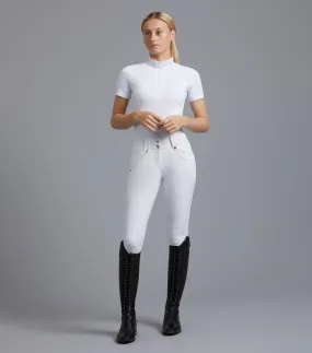 Torino Ladies Full Seat Gel Competition Riding Breeches White