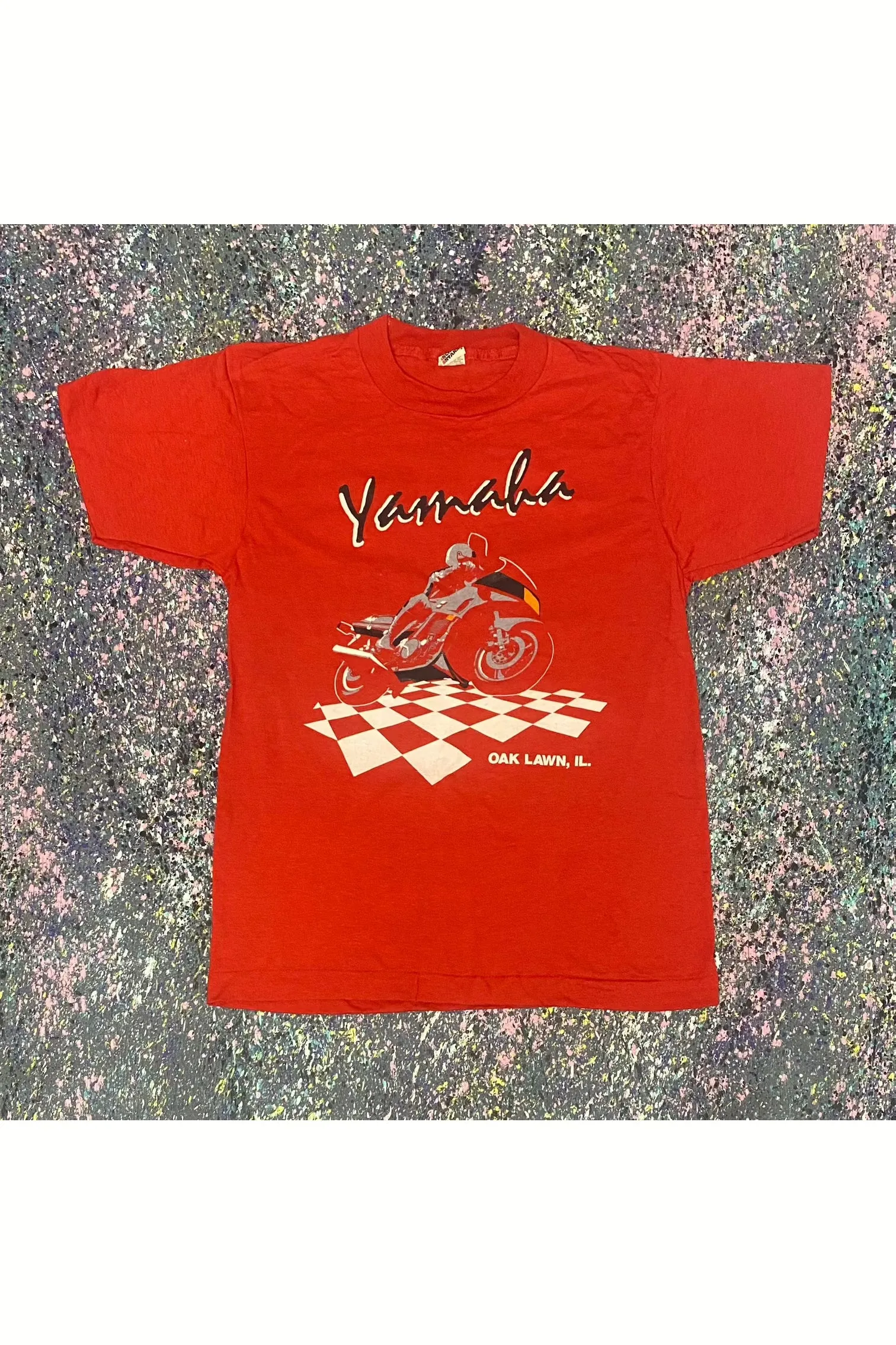 Vintage Deadstock Single Stitch Yamaha Performance Center Oak Lawn, IL. Tee- M