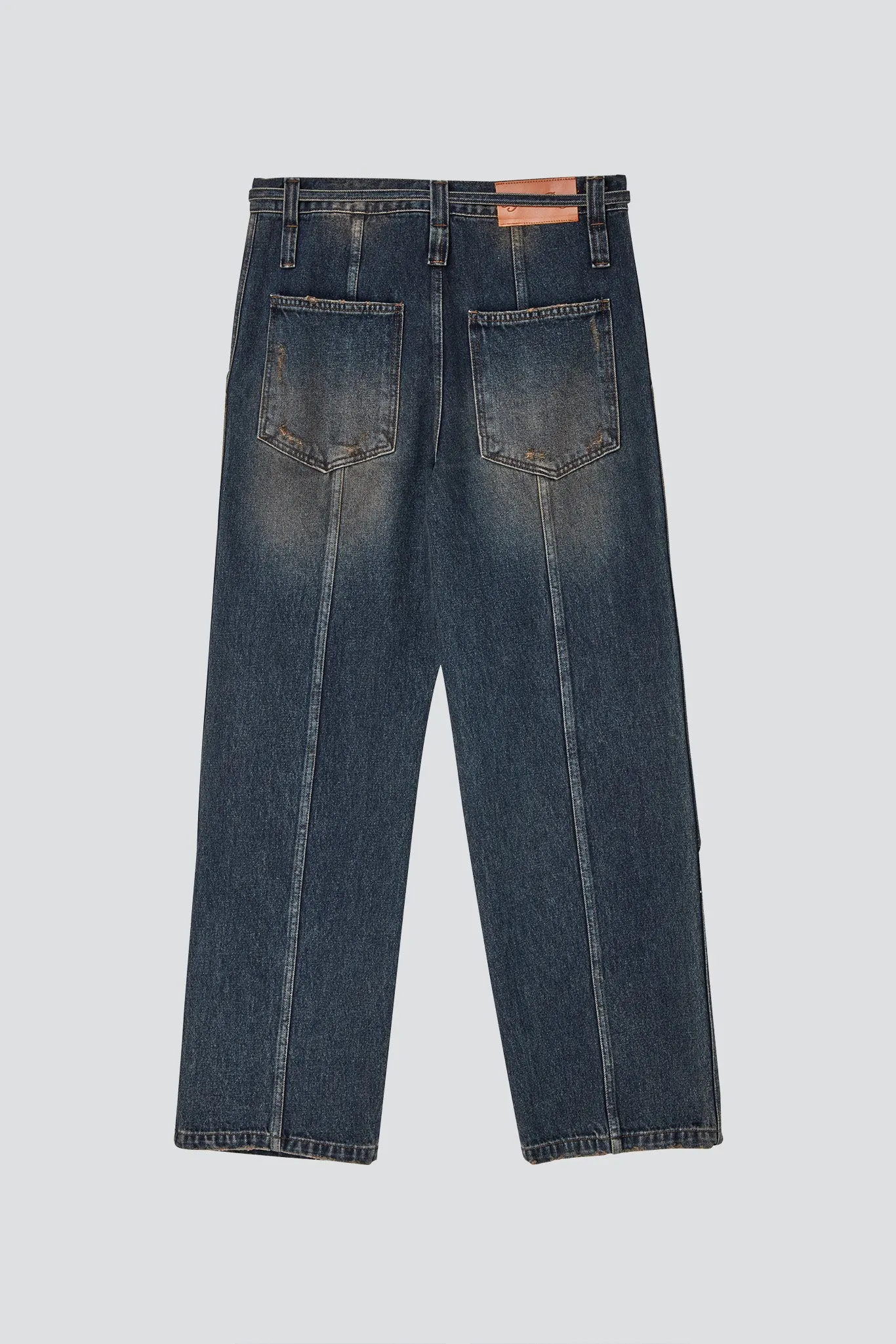 Washed Indigo Carpenter Jeans