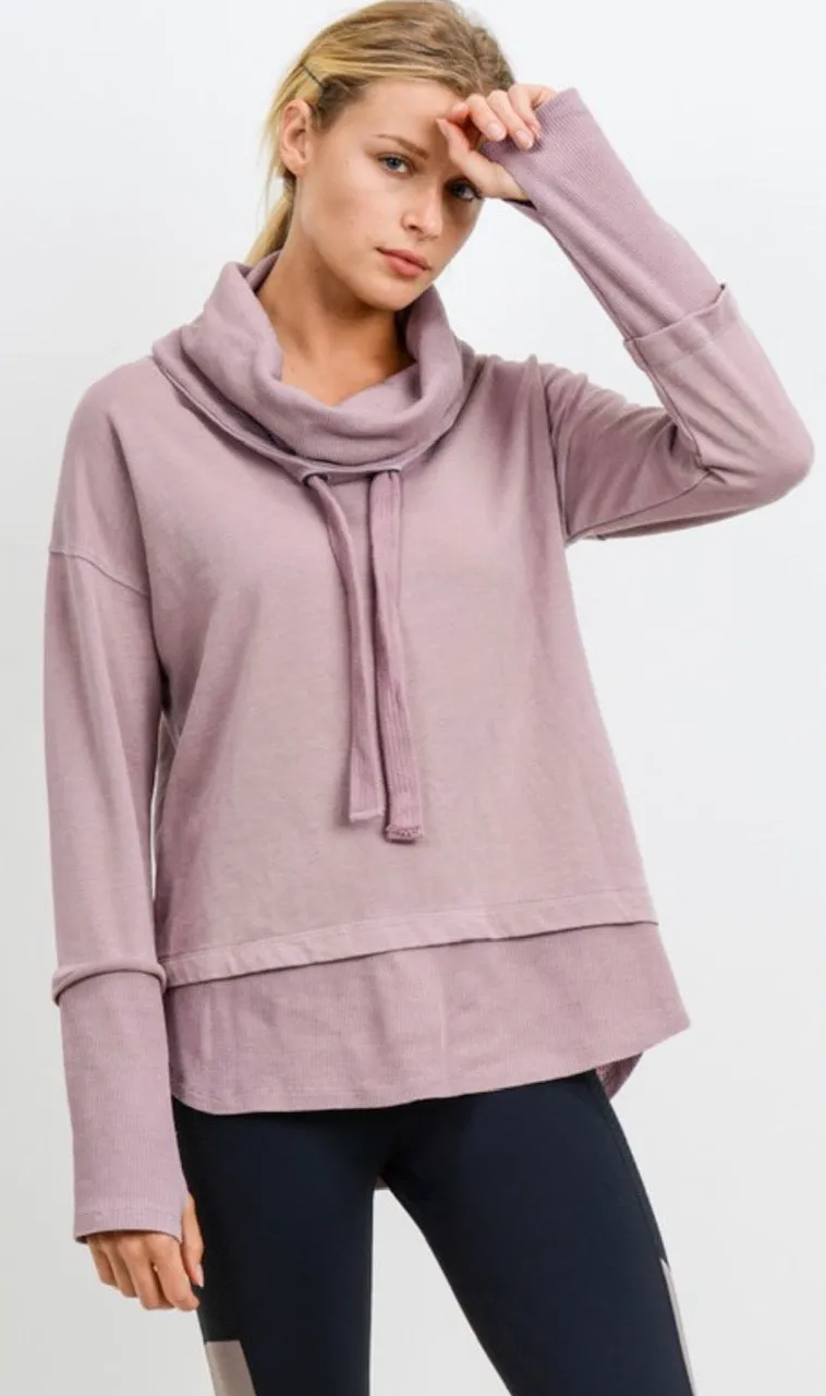 Women's Dusty Pink Pullover