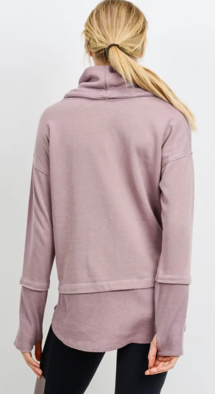 Women's Dusty Pink Pullover