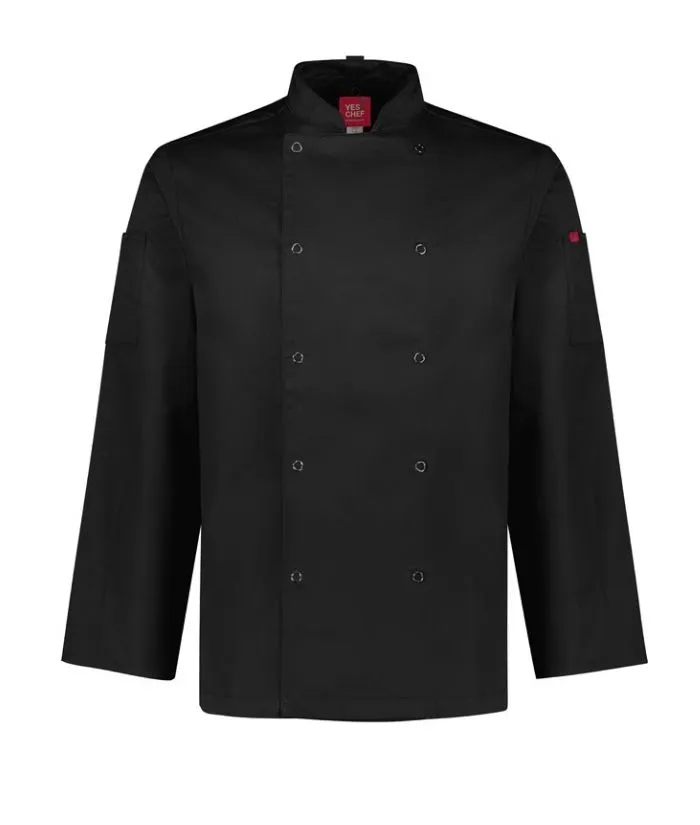 Zest Mens L/S Vented Chef Jacket