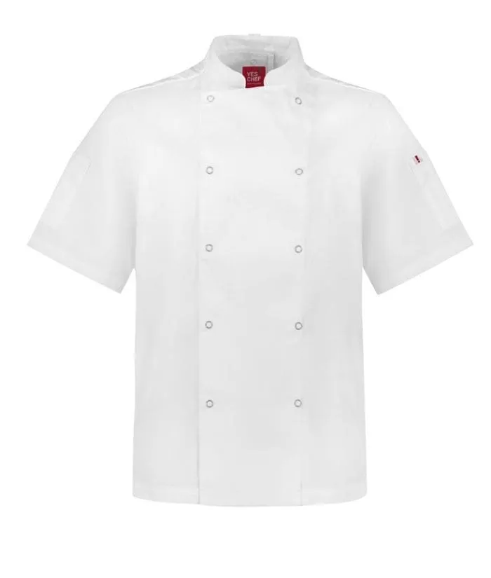 Zest Mens S/S Vented Chef Jacket