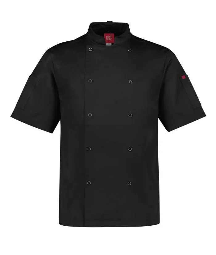 Zest Mens S/S Vented Chef Jacket